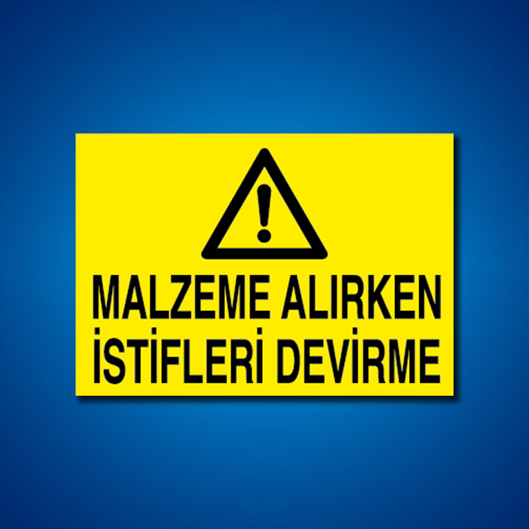 İstif-Raf-Depo İş Güvenliği Etiketleri