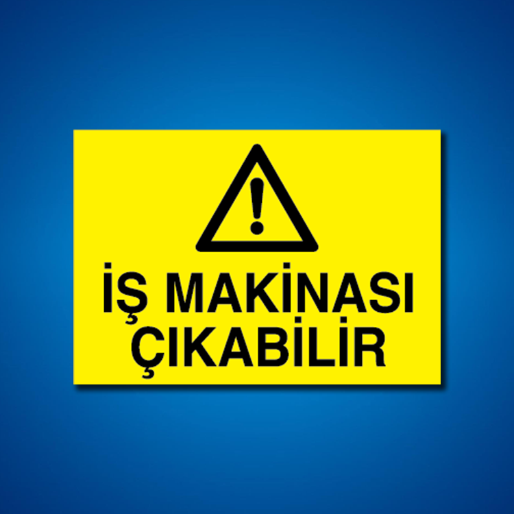 İş Makinesi İş Güvenliği Etiketleri