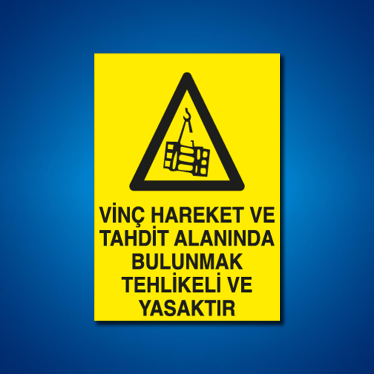 Vinç İş Güvenliği Etiketleri