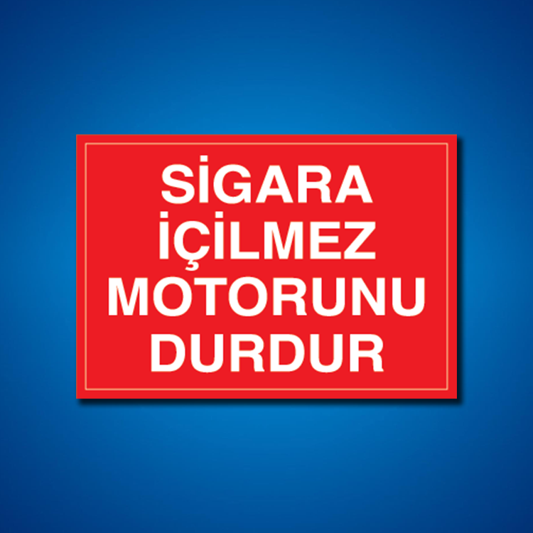 Sigara İş Güvenliği Etiketleri