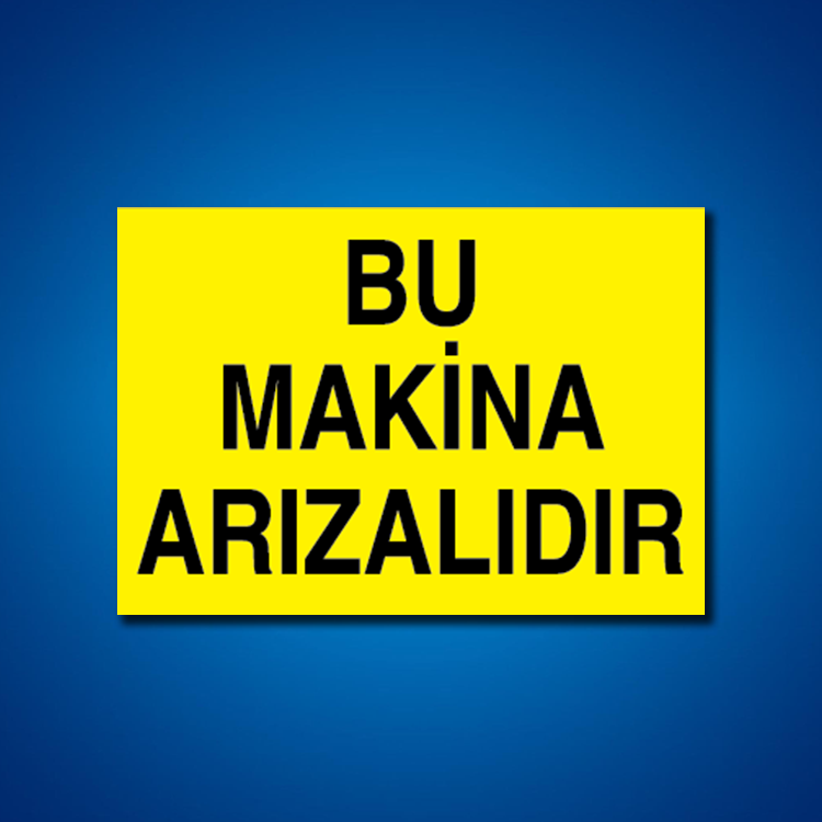Bakım Arıza Ayar Ve Yağlama Etiketleri
