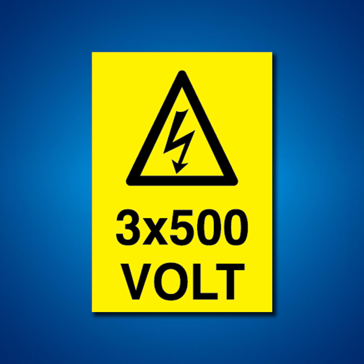 Voltaj İş Güvenliği Etiketleri