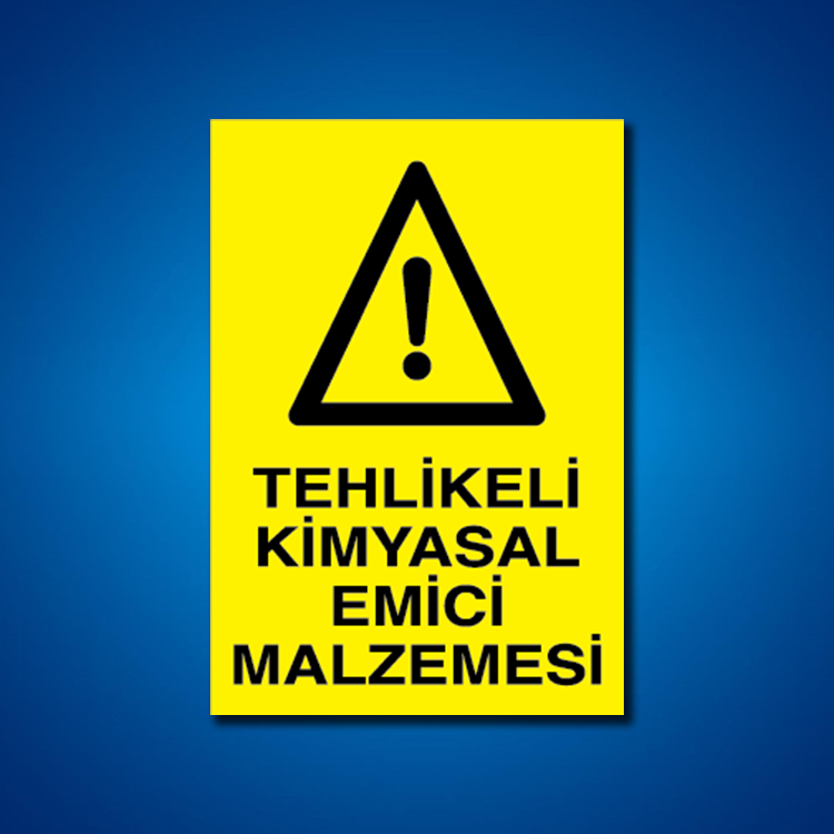 Tehlileli Madde-Ortam İş Güvenliği Etiketleri