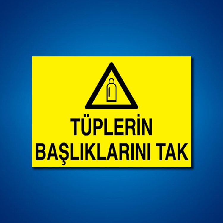Tüpler İş Güvenliği Etiketi