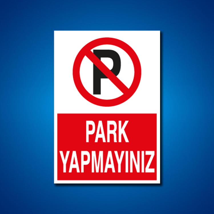 Park İş Güvenliği Etiketleri