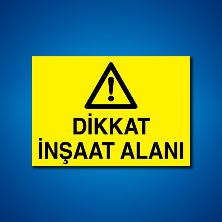 İnşaat İş Güvenliği Etiketleri