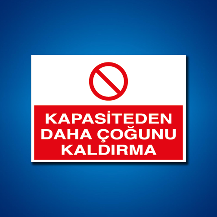 Vinç İş Güvenliği Etiketleri