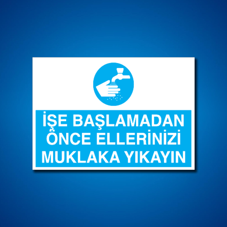 Temizlik-Düzen İş Güvenliği Etiketleri