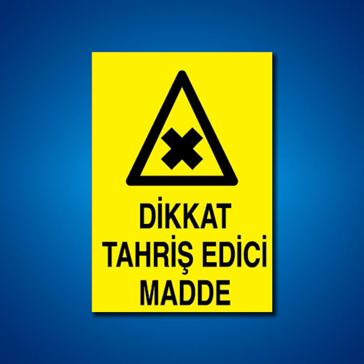 Tehlileli Madde-Ortam İş Güvenliği Etiketleri