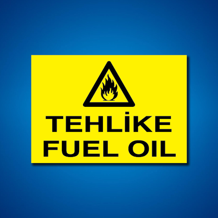 Yanıcı-parlayıcı İş Güveniği Etiketleri