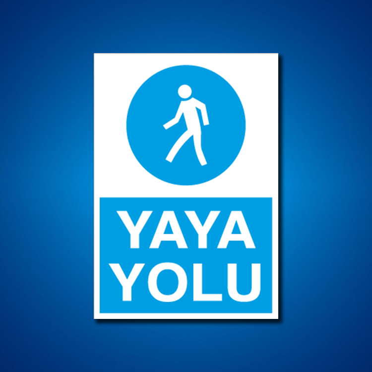 Şoför Araç Kantar Yaya İş Güvenliği Etiketleri