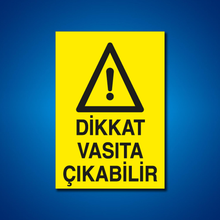 Şoför Araç Kantar Yaya İş Güvenliği Etiketleri