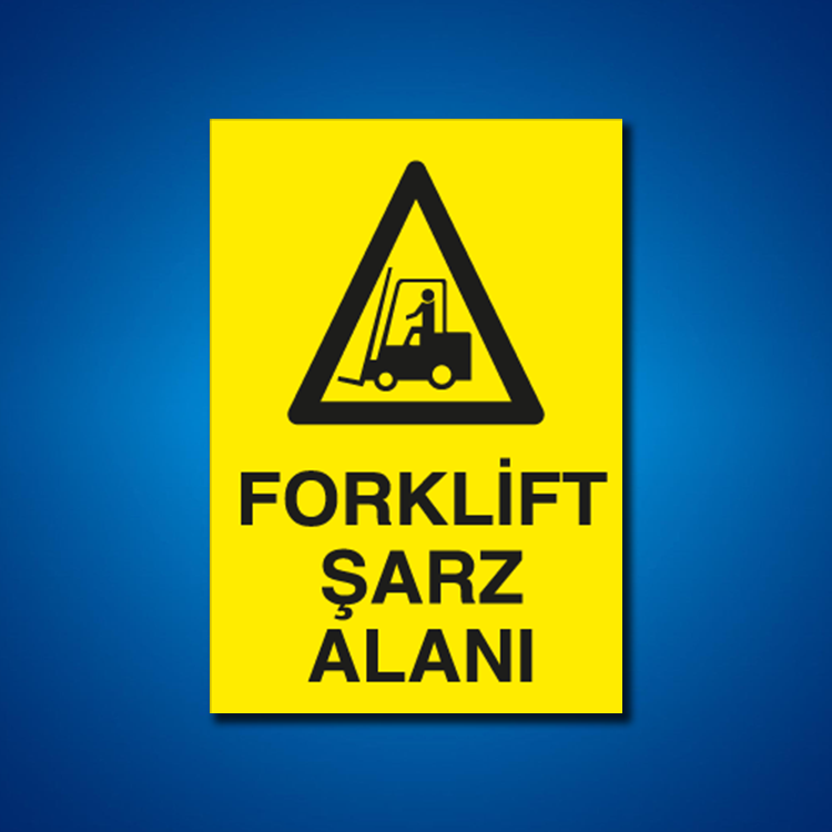 Forklift İş Güvenliği Etiketleri