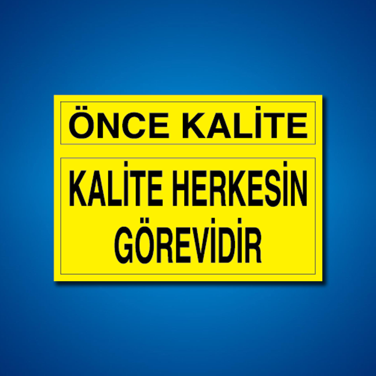 Kalite İş Güvenliği Etiketleri