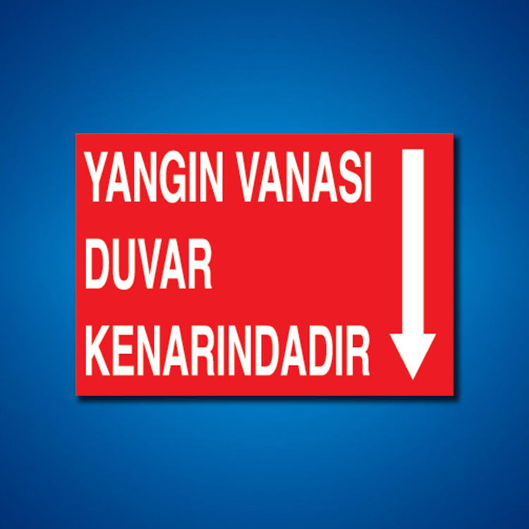 Yangınla Mücadele İş Güvenliği Etiketleri
