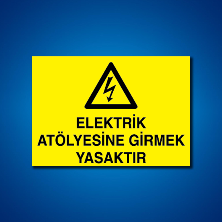 Elektrik İş Güvenliği Etiketleri
