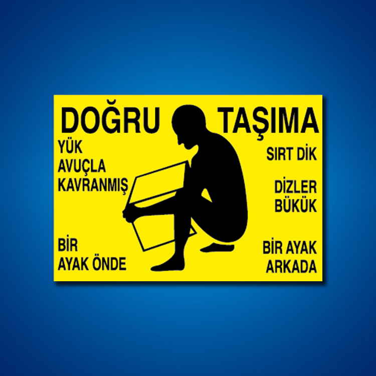 Yük İş Güvenliği Etiketleri