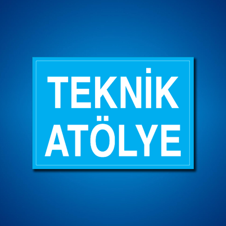 Atölye İş Güvenliği Etiketleri