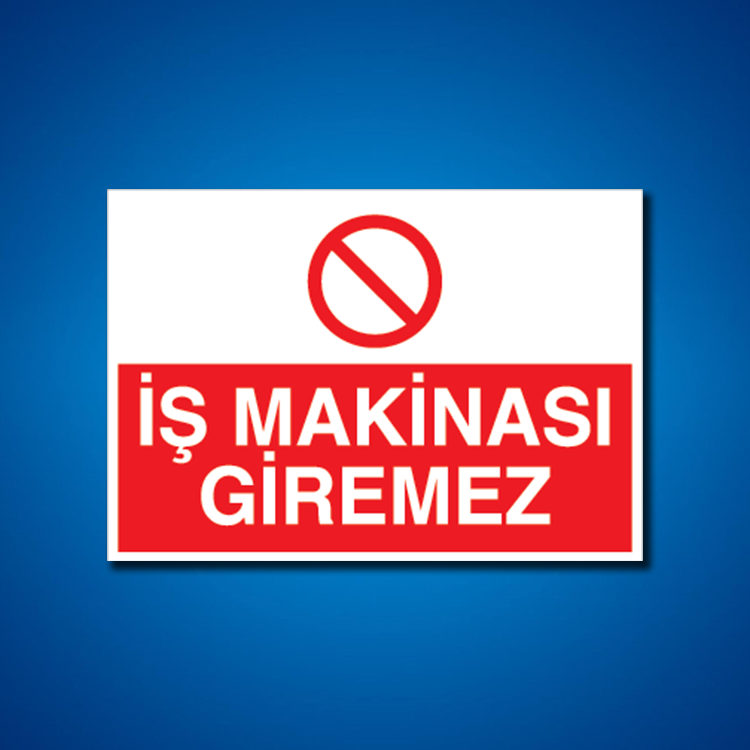İş Makinesi İş Güvenliği Etiketleri