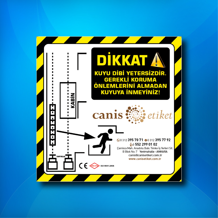 Asansör Risk Analizi Etiketi