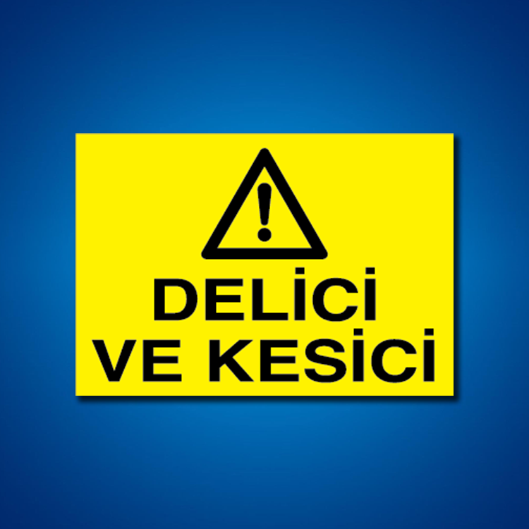 Makine İş Güvenliği Etiketleri