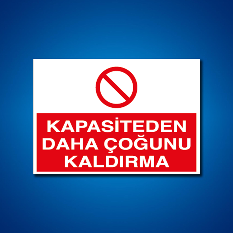 Forklift İş Güvenliği Etiketleri