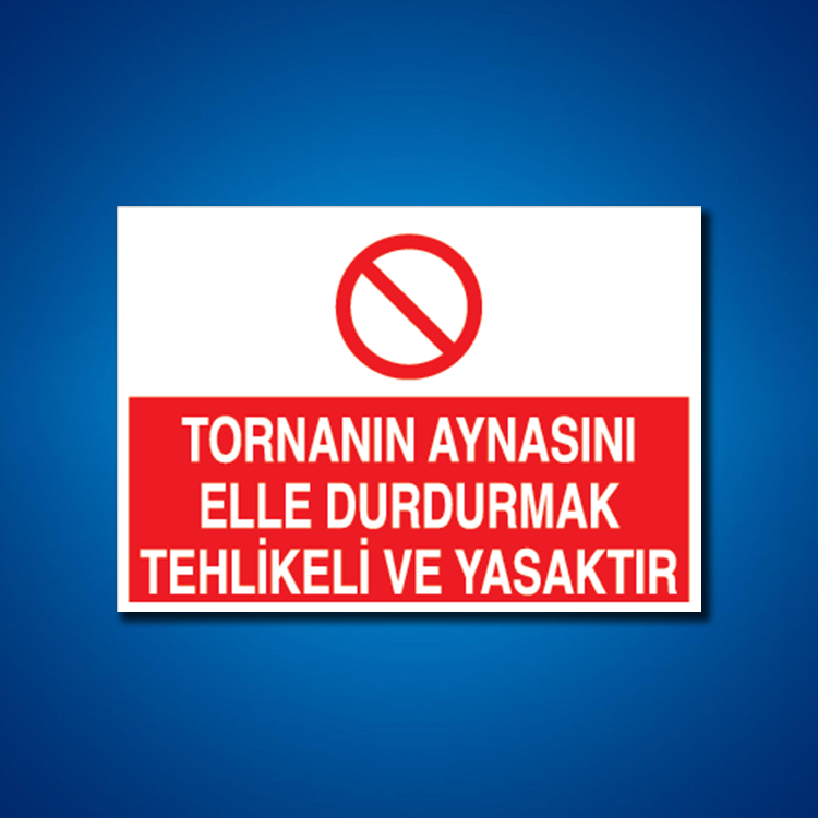 Torna-Planya-Freze-Cnc İş Güvenliği Etiketleri