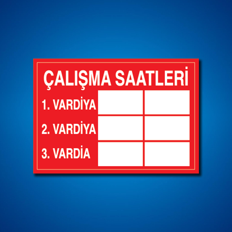 İşyeri Fabrika İş Güvenliği Etiketleri