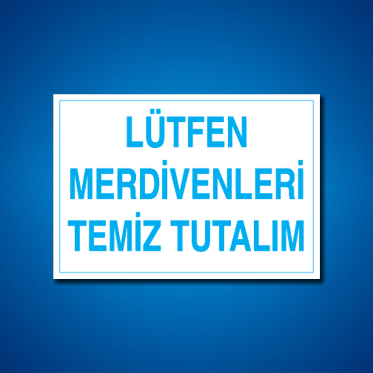 Temizlik-Düzen İş Güvenliği Etiketleri