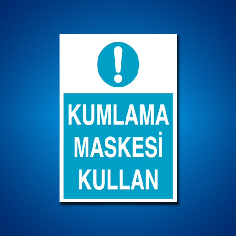 Yüz Koruma İş Güvenliği Etiketleri