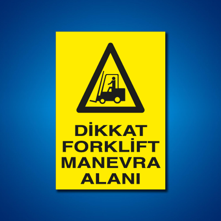 Forklift İş Güvenliği Etiketleri