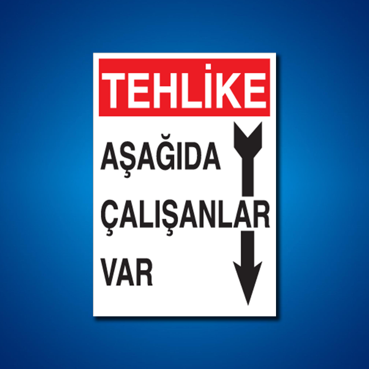 İnşaat İş Güvenliği Etiketleri