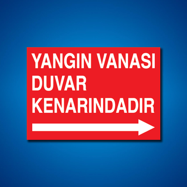 Yangınla Mücadele İş Güvenliği Etiketleri