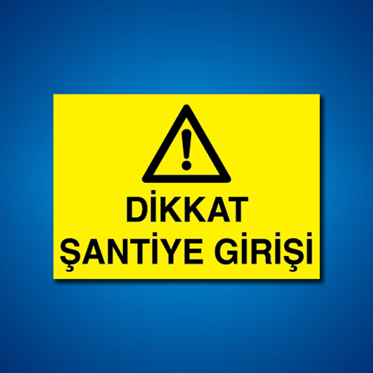 Şantiye İş Güvenliği Etiketleri