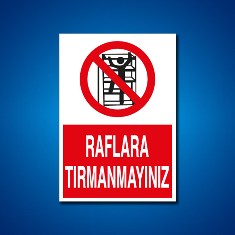 İstif-Raf-Depo İş Güvenliği Etiketleri