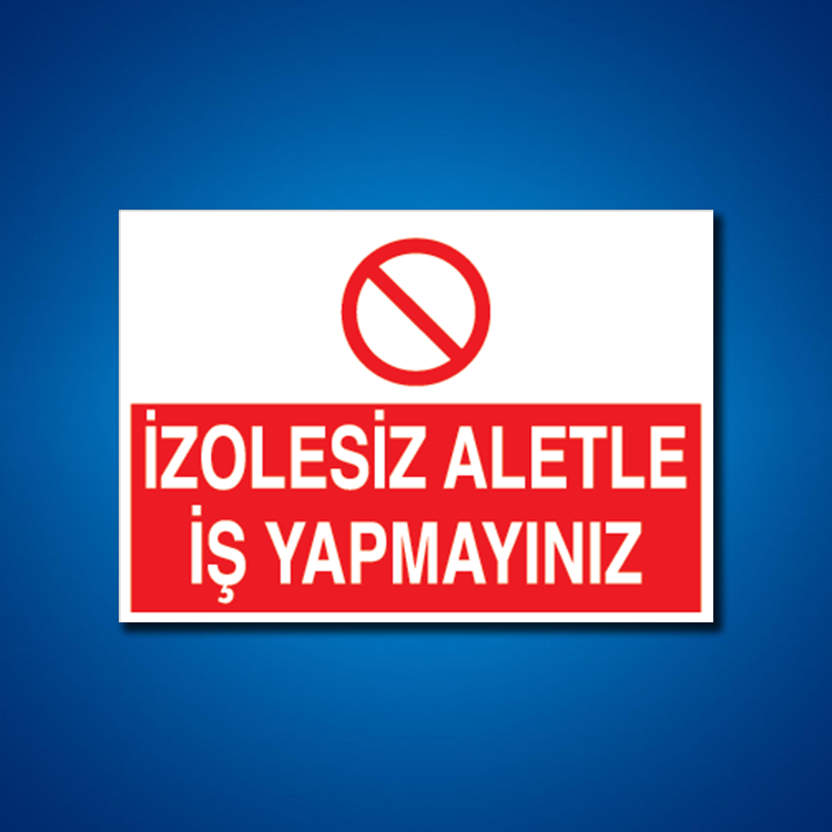 Elektrik İş Güvenliği Etiketleri