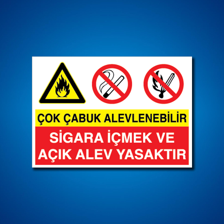 Ateş Ve Alev Uyarı İşaretleri