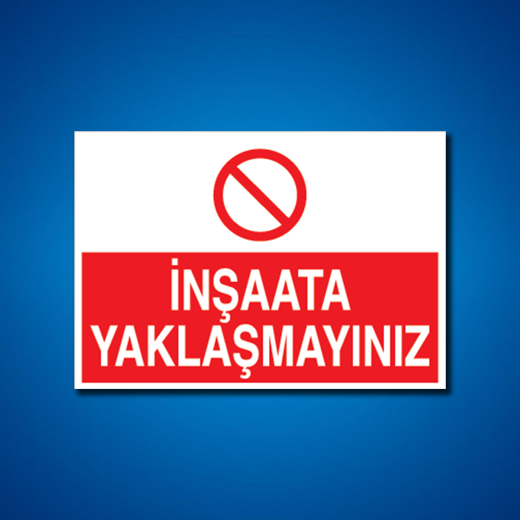 İnşaat İş Güvenliği Etiketleri