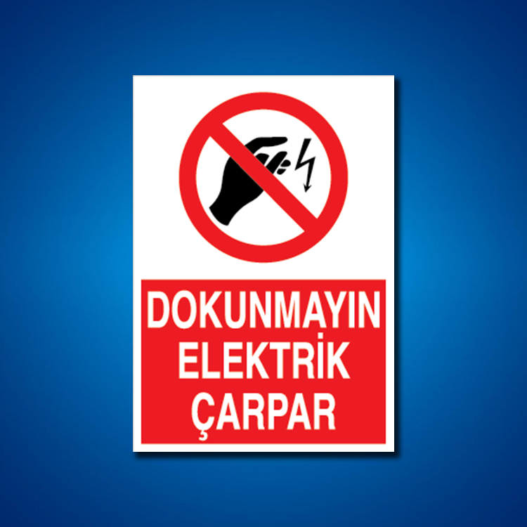 Elektrik İş Güvenliği Etiketleri