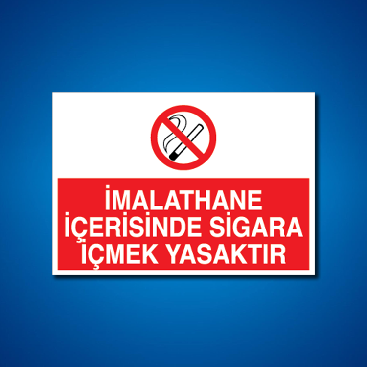 Sigara İş Güvenliği Etiketleri
