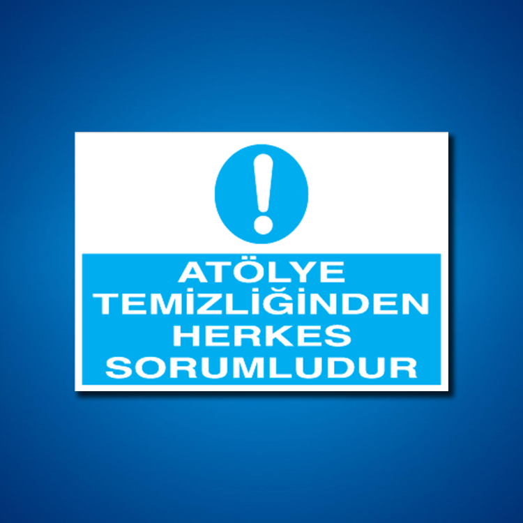 Temizlik-Düzen İş Güvenliği Etiketleri