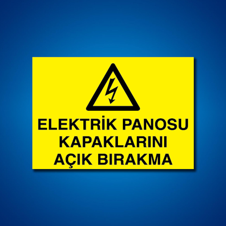 Pano İş Güvenliği Etiketleri