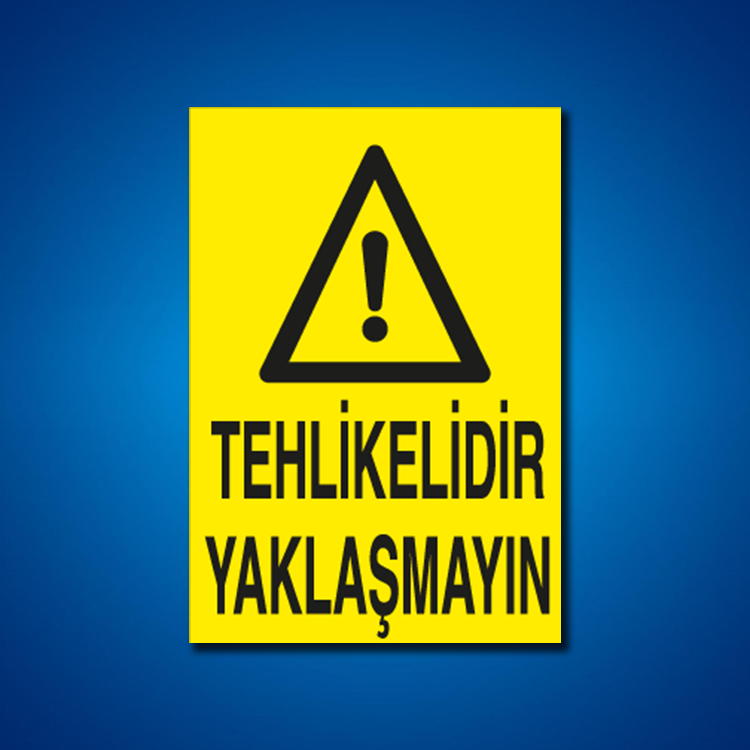 Makine İş Güvenliği Etiketleri