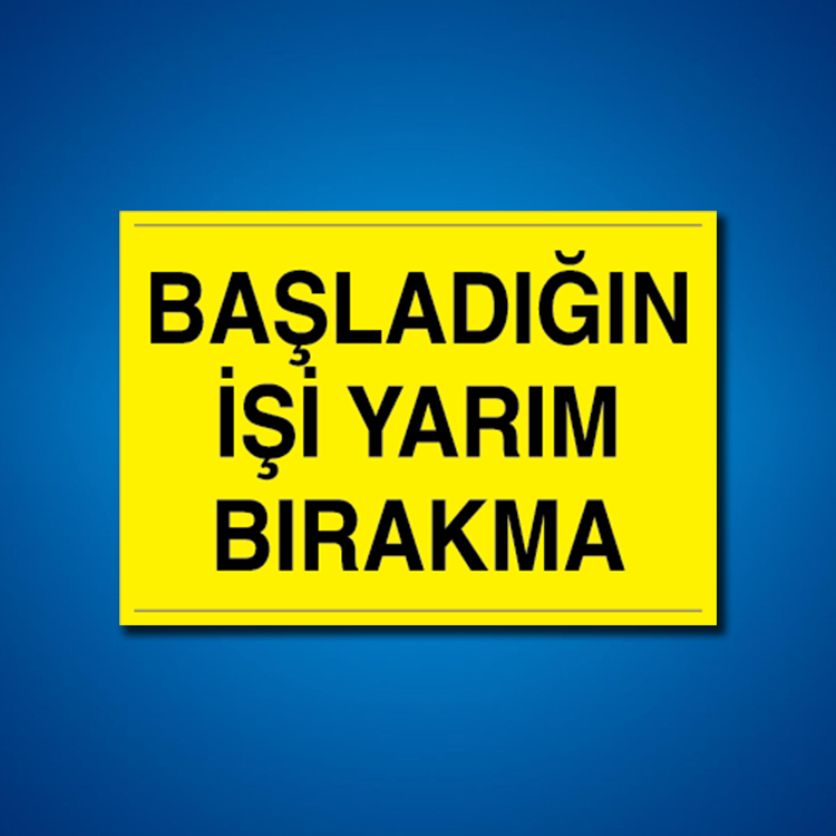 Vazife-Görev-Yetki İş Güvenliği Etiketleri