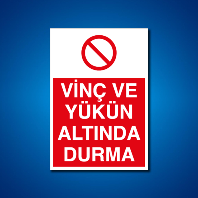 Vinç İş Güvenliği Etiketleri