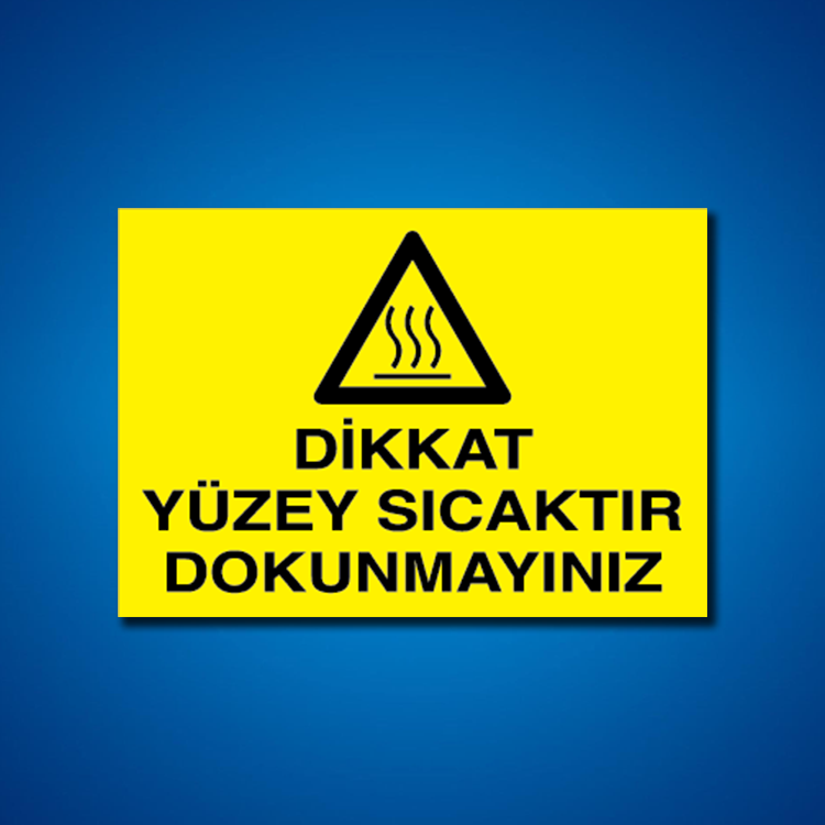 Hava-Su-Isı İş Güvenliği Etiketleri