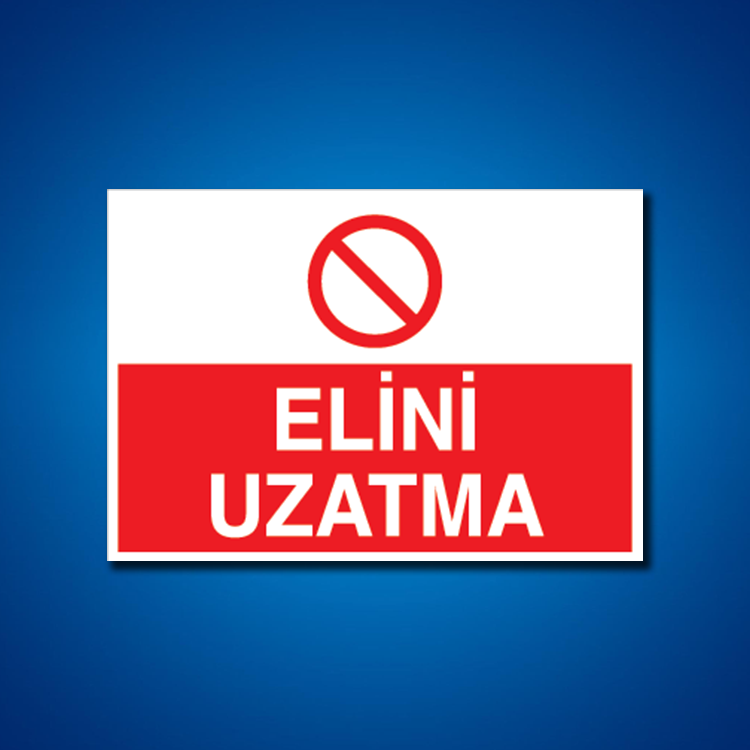 Makine İş Güvenliği Etiketleri