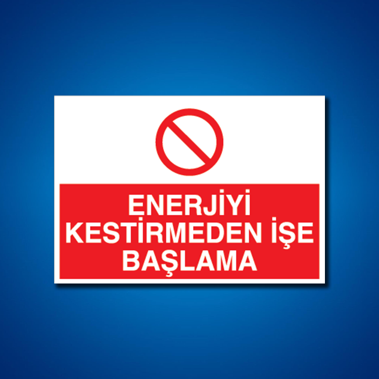 Şalter İş Güvenliği Etiketleri