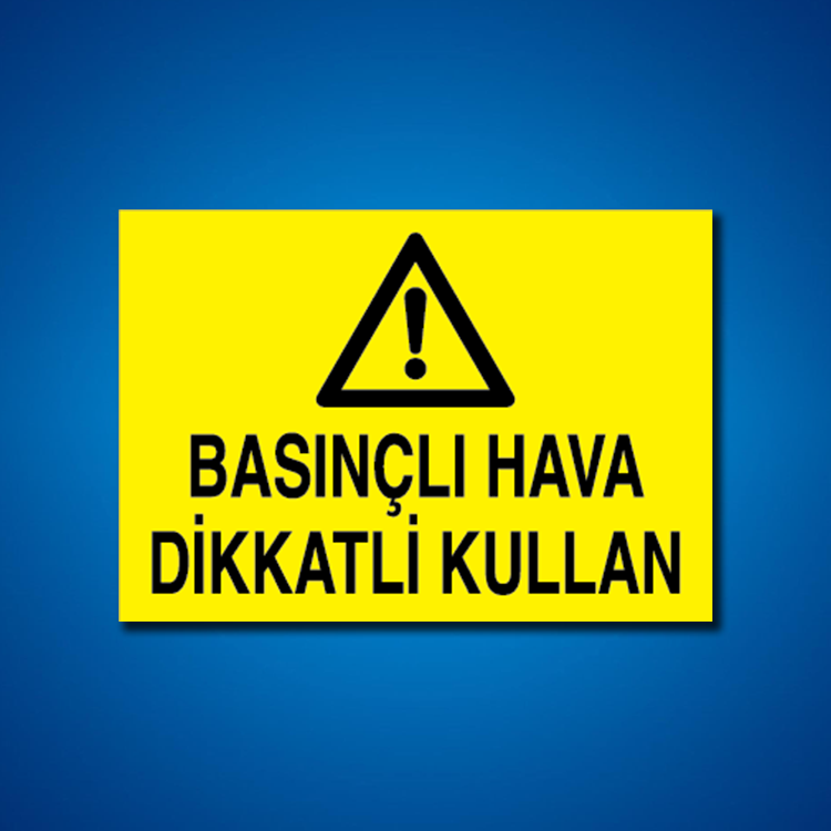 Hava-Su-Isı İş Güvenliği Etiketleri