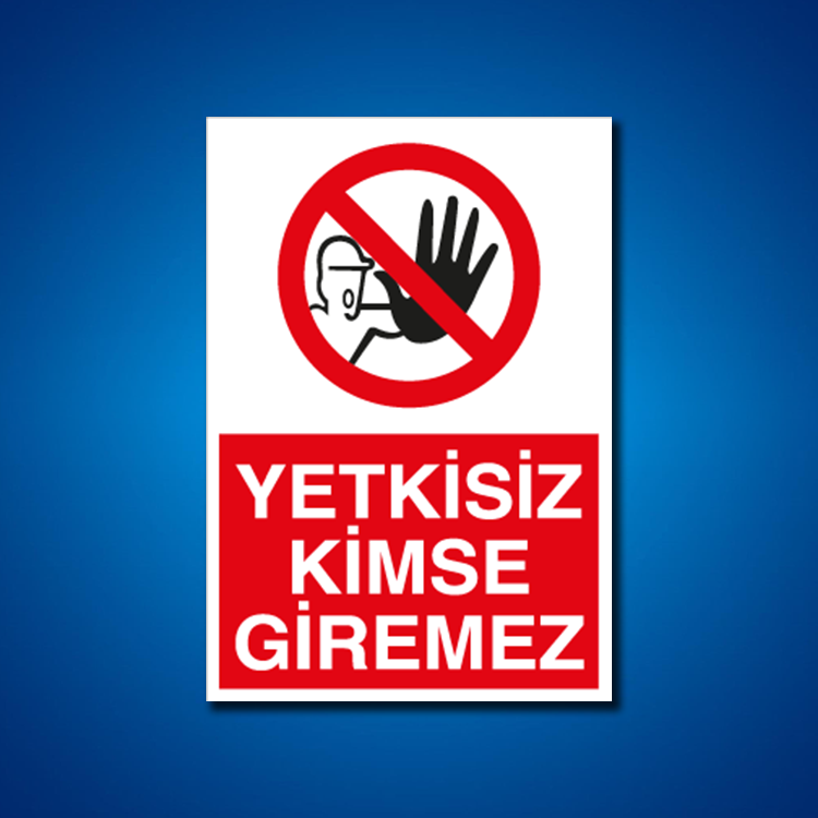 Giriş-Çıkış İş Güvenliği Etiketleri